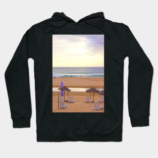 winter beach Hoodie